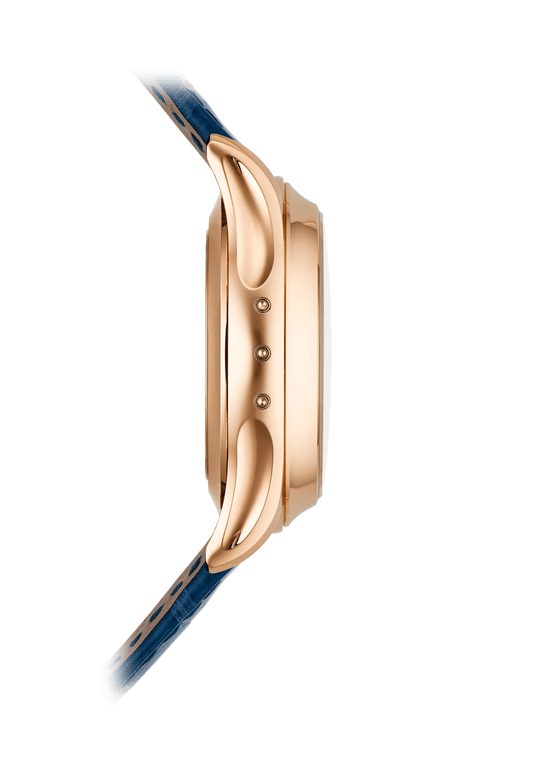 FLYBACK CHRONOGRAPH. AN. CALENDAR - BLUE AND ROSE GOLD