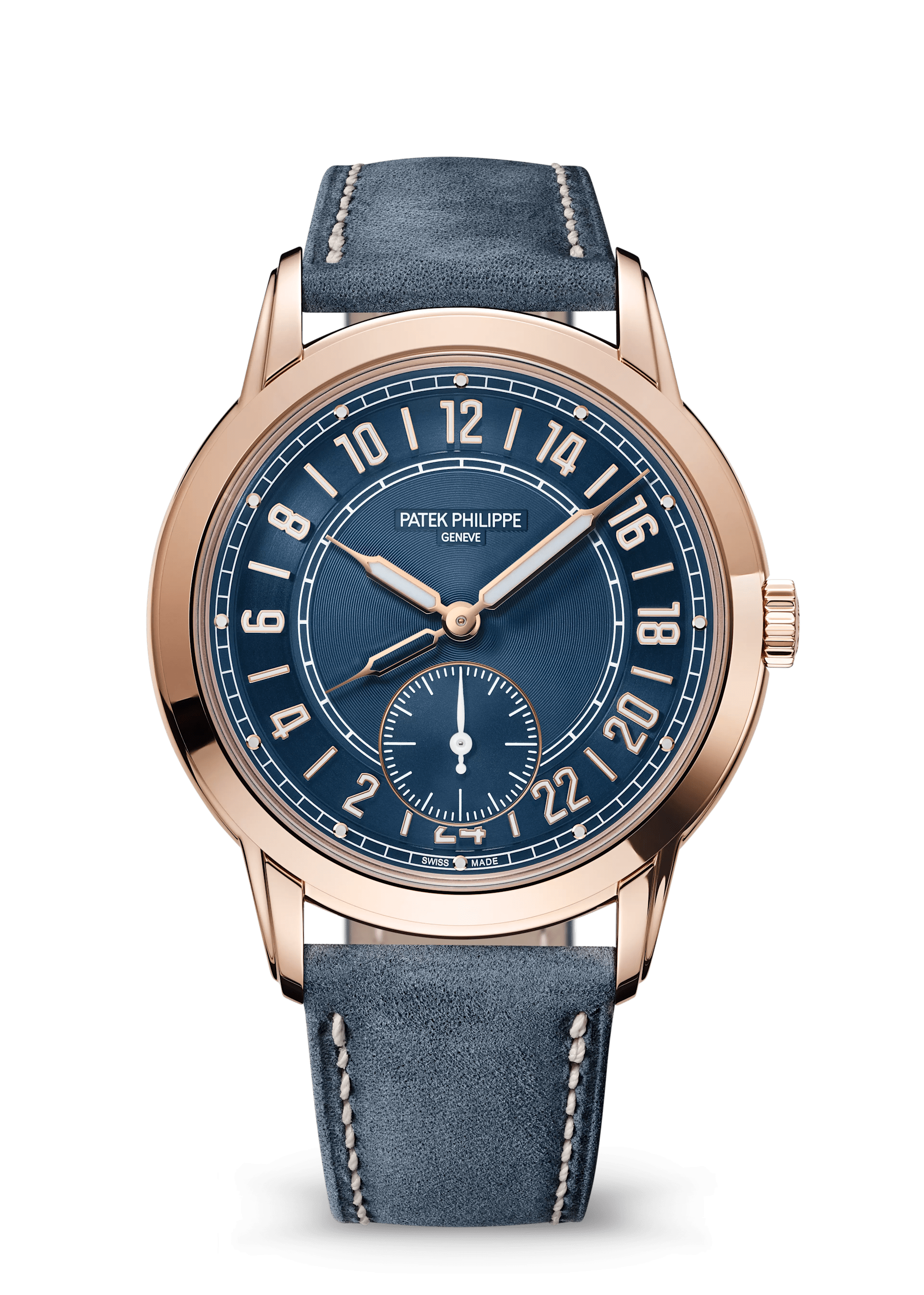 24 HOURS DY. TRAVEL TIME - BLUE AND ROSE GOLD
