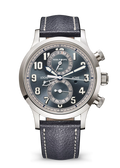 CALATRAVA PT. TL. TIME. FLYBACK CHRONOGRAPH - GREY AND STEEL BLUE