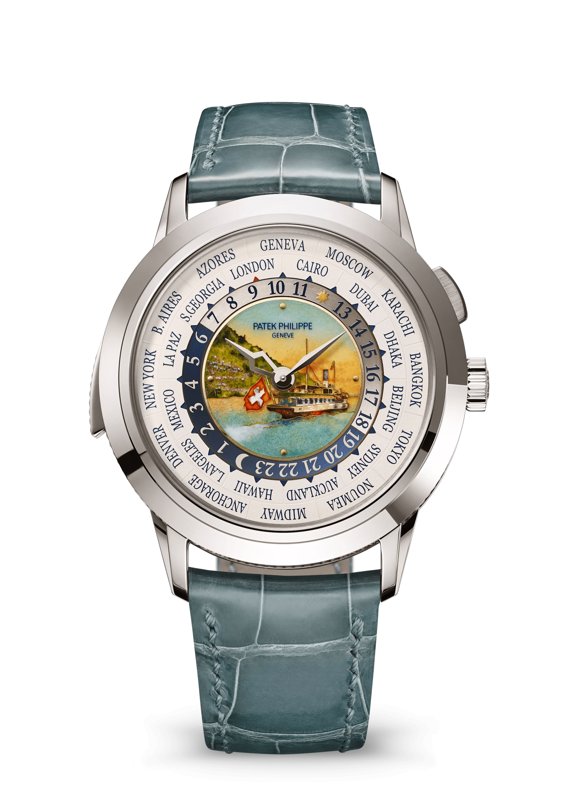 MINUTE RR. WORLD TIME. RE. HS. - WHITE GOLD