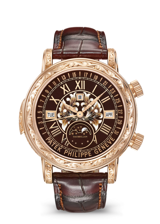 SKY MOON TOURBILLON RE. HS. - BROWN AND GOLD